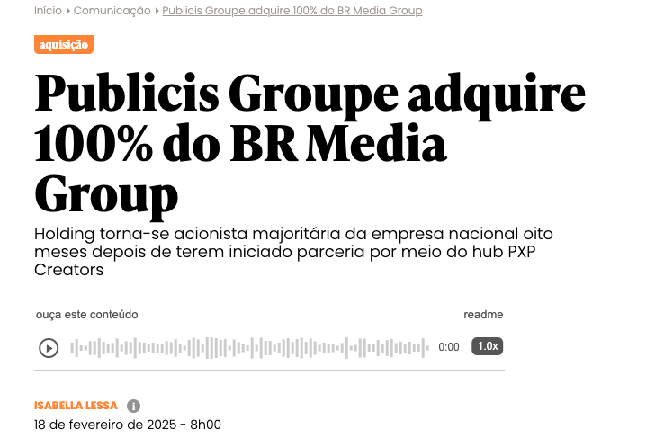 Publicis Groupe × BR Media Group